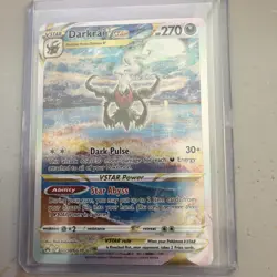 2023 Pokemon Crown Zenith Darkrai VSTAR GG50/GG70 Galarian Gallery NM - Image 1