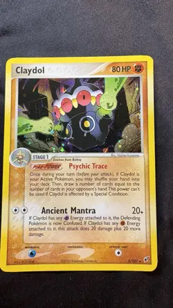 2005 Pokemon EX Deoxys Claydol Holo #5/107 - Image 1