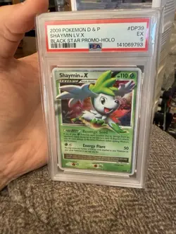Shaymin Lv. X DP39 Black Star Promo 2009 Pokemon Diamond & Pearl PSA 5 - Image 1