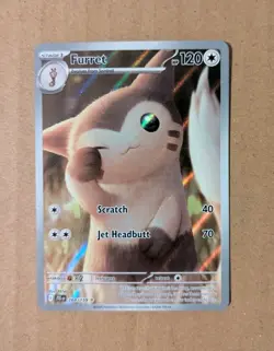 Furret 168/159 Illustration Rare Journey Together Pokemon Near Mint - Image 1