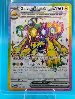 Galvantula EX #159 Stellar Crown Ultra rare NM Pokemon Card - Image 1