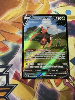 Kricketune V TG12/TG30 Holo Rare V Silver Tempest Trainer Gallery Pokemon NM - Image 1