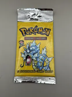 Gyarados Base Set 2 Pokemon Card Booster Pack (New Sealed) Long Crimp - Image 1