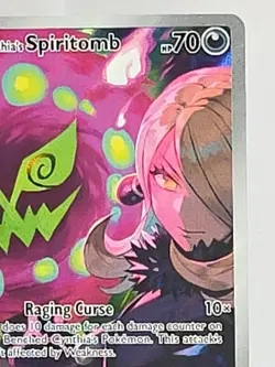 Cynthia's Spiritomb 244/217 Illustration Rare Ascended Heroes Pokemon Near Mint - Image 3
