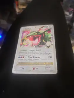 Rayquaza C LV.X DP47 Diamond and Pearl Promo Holo Pokemon Damaged - Image 1