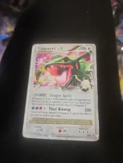Rayquaza C LV.X DP47 Diamond and Pearl Promo Holo Pokemon Damaged - Image 2