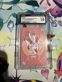Pokemon Sylveon Point Salad Korean Playing Card Eevee Edition CGC 10! - Image 4