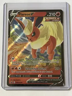 Flareon V SWSH149 Pokemon Sword & Shield Black Star Promo 2021 Near Mint Rare - Image 1