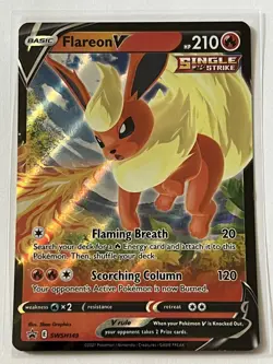 Flareon V SWSH149 Pokemon Sword & Shield Black Star Promo 2021 Near Mint Rare - Image 2