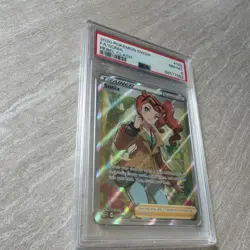 Pokemon Sonia Full Art Ultra Rare Holo 192/192 Rebel Clash English PSA 8 - Image 2