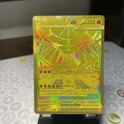 Mega Zygarde EX 124/088 Gold Mega Hyper Rare Perfect Order Pokemon TCG - Image 1