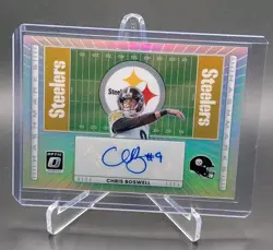 Chris Boswell SSP Autograph Pittsburgh Steelers Optic 2025 Hash Marks - Image 1