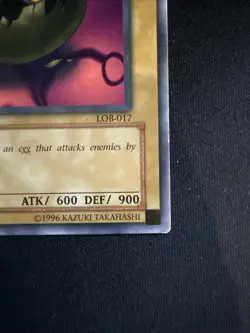 YuGiOh Monster Egg LOB-017 1st Edition Common Legend of Blue Eyes Vintage 2002 - Image 4