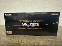One Piece TCG OP-09 Emperors In The New World Booster Box SEALED NEW English - Image 2