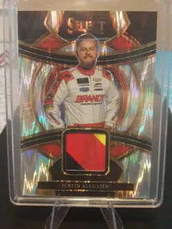 2024 Panini Select Selective Swatches Sheet Metal Flash Prizm Justin Allgaier - Image 1