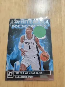 2023-24 Panini Donruss Optic - White Hot Rookies Victor Wembanyama #2 (RC) - Image 1