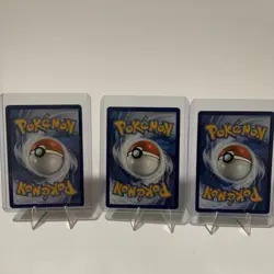 Bulbasaur Charmander Squirtle 151 Promo Pokemon TCG Set of 3 Starter Cosmos Holo - Image 2