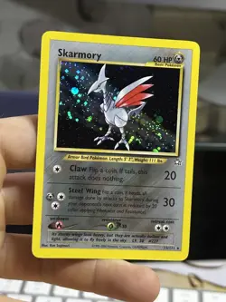 Skarmory 13/111 Neo Genesis 2000 Holo Rare WOTC Pokemon Card TCG - Image 3