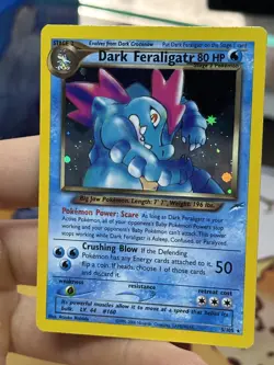 Dark Feraligatr 5/105 Neo Destiny 2000 Holo Rare WOTC Pokemon Card TCG - Image 4