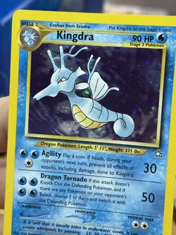 #2 Kingdra 8/111 Neo Genesis 2000 Holo Rare WOTC Pokemon Card TCG - Image 5