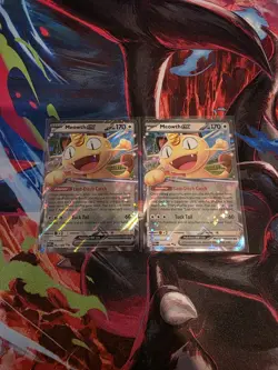 Meowth ex 062/088 - 2026 Perfect Order Double Rare Holo - Pokemon Card NM Qty 2 - Image 1