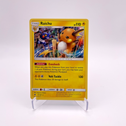 Pokemon TCG Raichu 41/147 Holo Rare Stage 1 SM Burning Shadows Card NM - Image 4