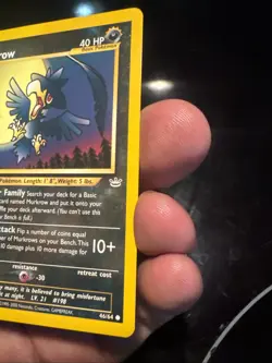 Murkrow 46/64 Neo Revelation 1st Edition Common Pokemon Card - Image 4