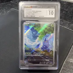 CGC Gem Mint 10 Heracross 072/071 AR Art Rare Clay Burst sv2D Pokemon Card - Image 2
