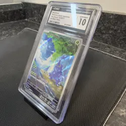 CGC Gem Mint 10 Heracross 072/071 AR Art Rare Clay Burst sv2D Pokemon Card - Image 3
