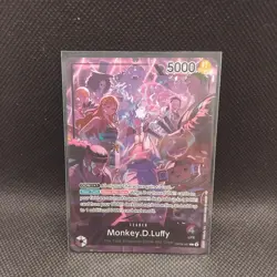 One Piece TCG Card Game Monkey D Luffy OP05-061 ALT 2nd Anniversary - Image 1