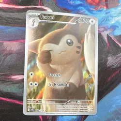 Pokemon Furret Sv09 Journey Together Illustration Rare Holo Card 168/159⭐ - Image 1