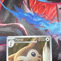 Pokemon Furret Sv09 Journey Together Illustration Rare Holo Card 168/159⭐ - Image 3