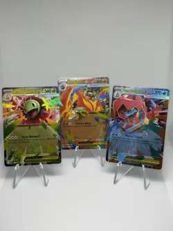 Meganium Emboar Feraligatr Mega Evolution EX Card Lot Holo English Pokemon NM - Image 1