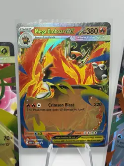Meganium Emboar Feraligatr Mega Evolution EX Card Lot Holo English Pokemon NM - Image 3