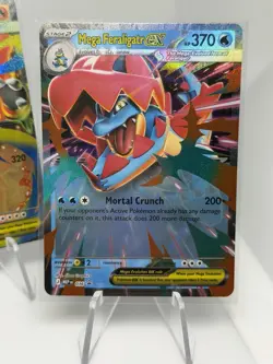 Meganium Emboar Feraligatr Mega Evolution EX Card Lot Holo English Pokemon NM - Image 4
