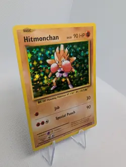 Hitmonchan Pokemon TCG XY Evolutions Holo Rare 62/108 Card - NM - Image 2
