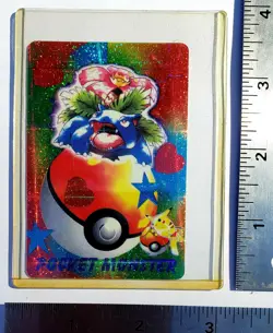1999 Pokemon Pocket Monsters Bandai Sticker/Card #156 Venusaur MINT! - Image 2
