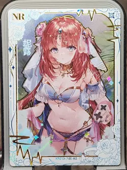 Nilou Genshin Impact Girl Party 6 Card Goddess Story Anime Waifu NR NR-02 - Image 1