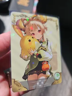 Goddess Story Waifu Anime R Holo Foil Trading Card # 14 Yaoyao Genshin Impact - Image 4