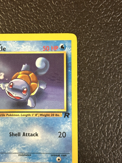 Squirtle 68/82 2000 Team Rocket 1st Edition Pokemon Card TCG Vintage WOTC NM - Image 2