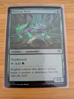 MTG Noxious Newt (FOIL) 0155 Secrets of Strixhaven M/NM Free UK P&P - Image 1
