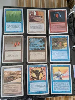 Old School Magic the gathering Collection + artwork + binder pages free ship - Image 3
