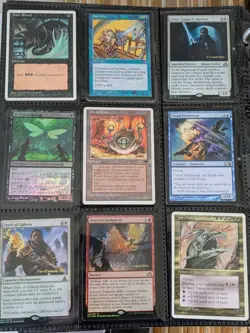 Old School Magic the gathering Collection + artwork + binder pages free ship - Image 4