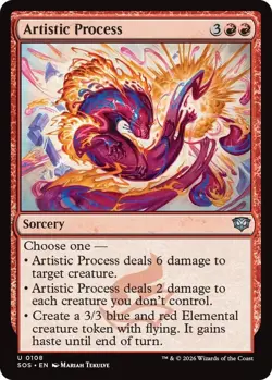 MtG Artistic Process U 0108 Secrets of Strixhaven Regular Uncommon - Image 1