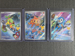 Pokemon 1st Partner Illustration Collections Turtwig #40 Chimchar #41 Piplup #42 - Image 1