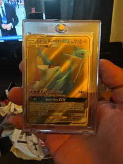 Pokemon Sun and Moon Tag Team Latias and Latios GX Full Art Card 169/181 - Image 1