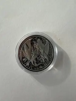 YuGiOh Blue-Eyes Ultimate Dragon YCS Pre-Reg Coin Official Silver - Image 1