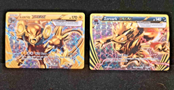 Pokemon Lot of 2 Break Zoroark, Luxray Full art Holo XY 2015 Cards NM - Image 1