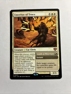 Emeritus of Truce - Secrets of Strixhaven MTG Plus Bonus Card!!! - Image 1