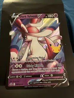 Dark Sylveon V SWSH134 SWSH: Sword & Shield Promo Cards Holo - Image 1
